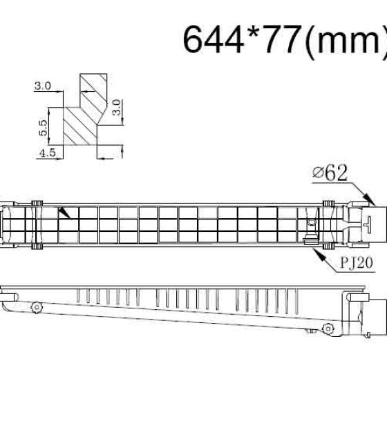 Бачок радиатора DAF CF SERIES, сливной нижний (2001-2013)