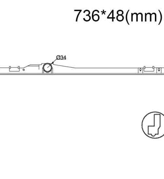 Бачок радиатора Toyota Chaser (X100), Chaser (X90), Cresta (X100), Cresta (X90), Mark 2 (X100), Mark 2 (X90) напорный верхний (1992-2001)