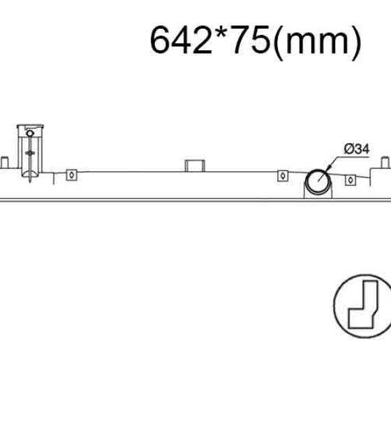 Бачок радиатора Toyota Hiace, Hiace (XH10) напорный верхний (1995-2012)