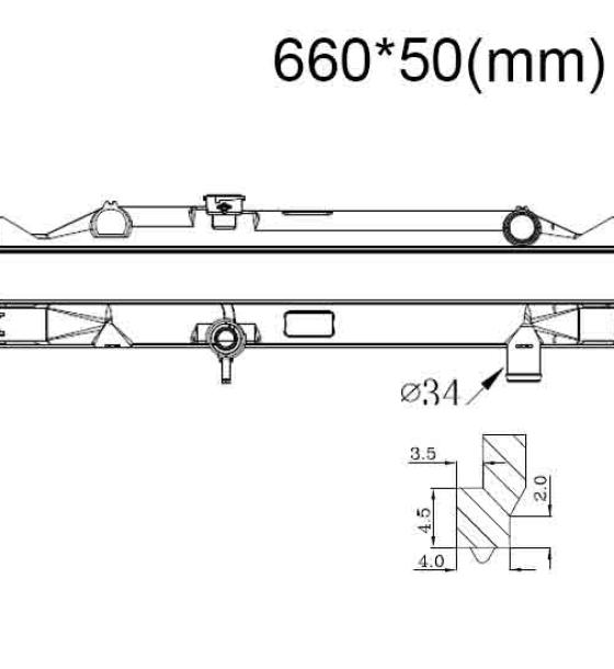 Бачок радиатора Toyota 4 Runner 3, Land Cruiser Prado (J90) напорный верхний (1995-2002)