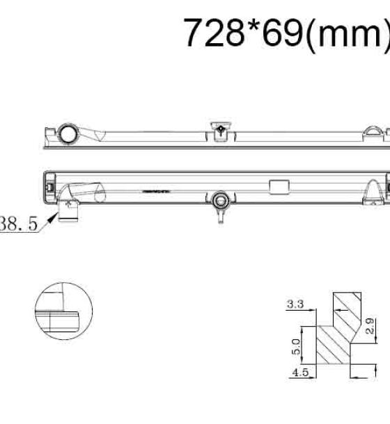 Бачок радиатора Toyota Land Cruiser (200) напорный верхний (2007-2021)