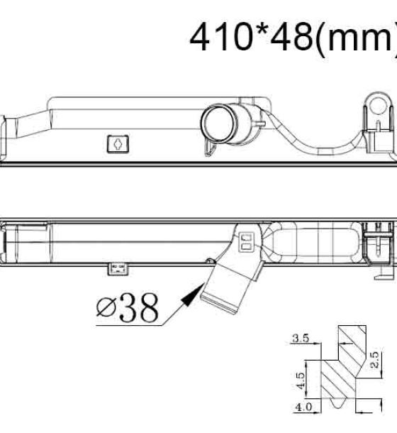 Бачок радиатора Toyota Auris 1, Auris 2, Avensis 3 (T27), Corolla 10 (E140, E150), Verso напорный верхний (2006-2018)