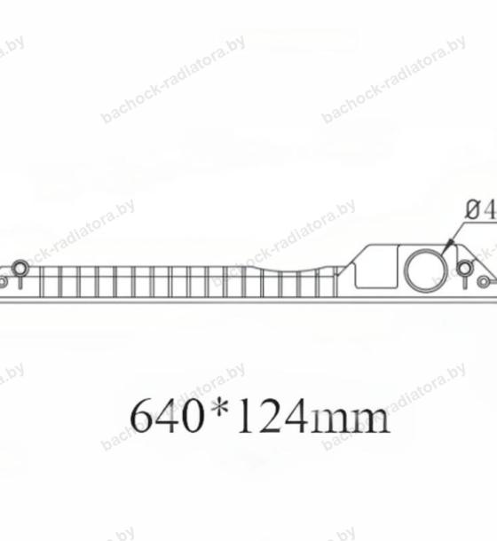 Бачок радиатора JCB 3CX, 4CX, 526, 530, 528