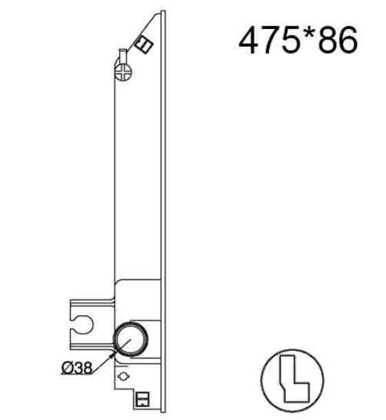 Бачок радиатора погрузчика Hyster, Isuzu, Komatsu, Nissan, TCM, Toyota, Yale