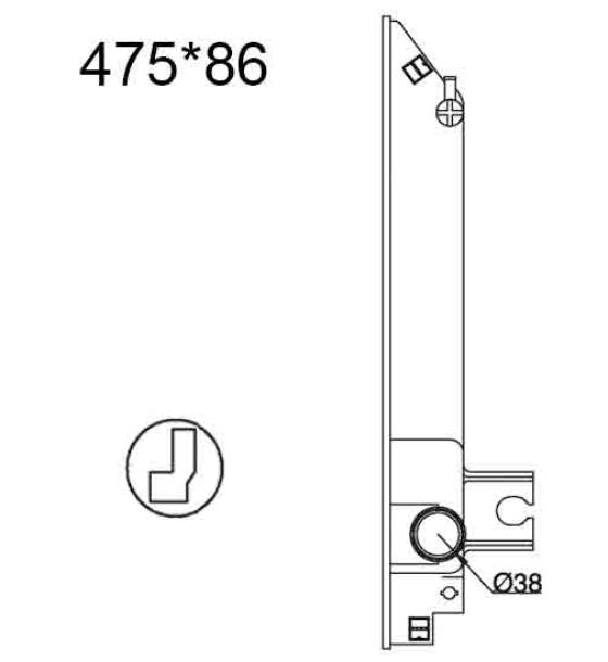 Бачок радиатора погрузчика Hyster, Isuzu, Komatsu, Nissan, TCM, Toyota, Yale