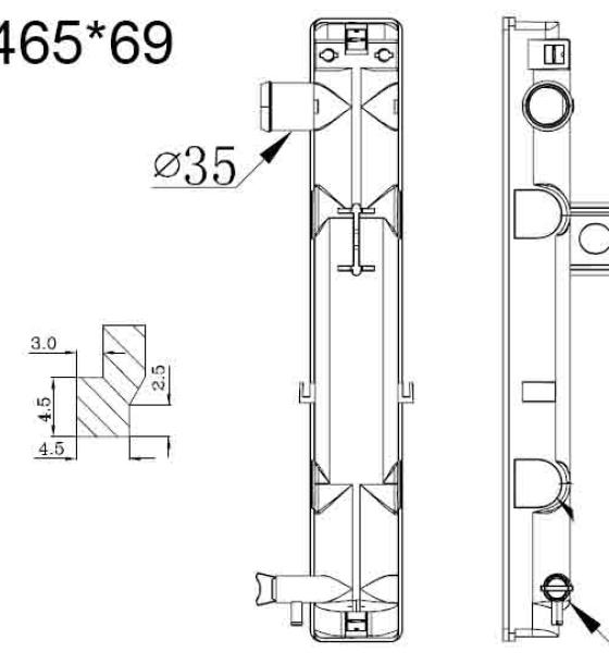 Бачок радиатора погрузчика Hyster, Isuzu, Komatsu, TCM, Toyota, Yale