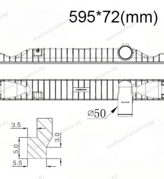 Бачок радиатора Renault Trucks MIDLUM 1 (2000-2006)
