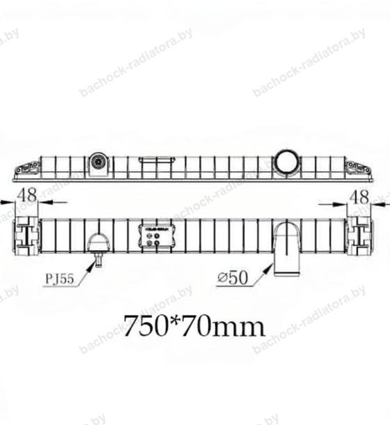 Бачок радиатора Renault Trucks KERAX 1, Renault Trucks MAGNUM 1-2 EURO 2, Renault Trucks MAGNUM 3 EURO 3, Renault Trucks MAXTER, Renault Trucks PREMIUM 1 EURO 2-3 (1990-2005)