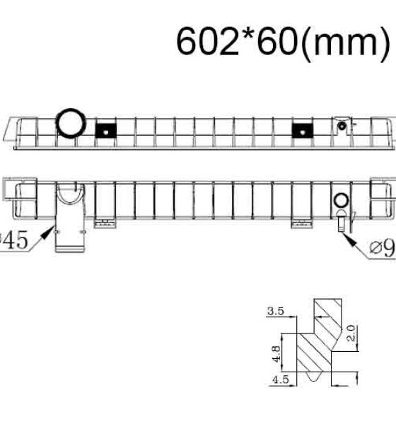 Бачок радиатора Iveco Eurocargo Евро 1-4 напорный верхний (2001-2024)