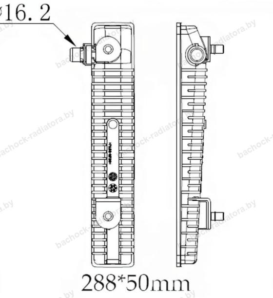 Бачок радиатора BMW 3-Series G20/G21 G80/G81, 4-Series G22, G82, M2 F87, M2 G87, M3 G80/G81, M4 G82/G83 напорный правый (2015-2025)