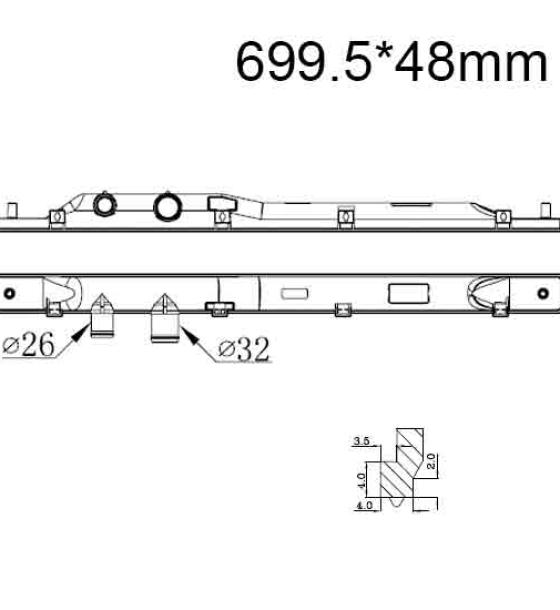 Бачок радиатора Honda Civic 8 напорный верхний (2005-2011)