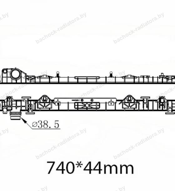 Бачок радиатора Land Rover Defender 2 (L663), Discovery 5 (L462), Range Rover 4 (L405), Range Rover Sport (L494) напорный верхний (2012-2025)