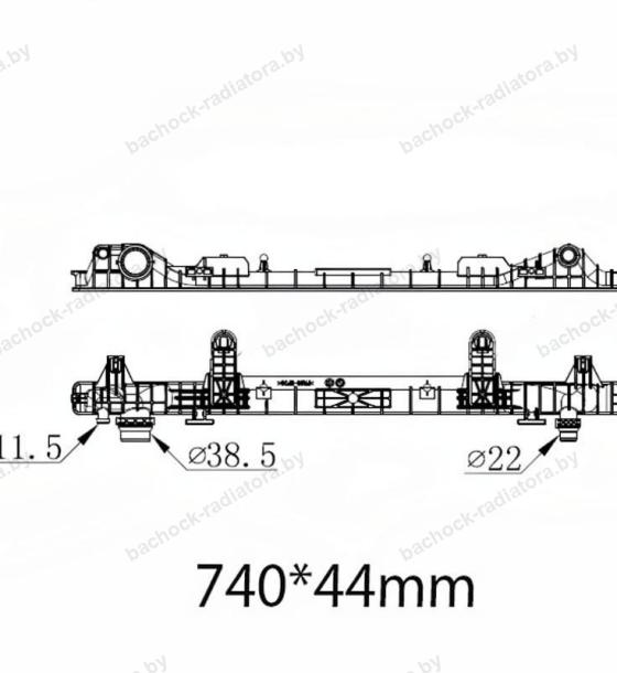 Бачок радиатора Land Rover Defender 2 (L663), Discovery 5 (L462), Range Rover 4 (L405), Range Rover Sport (L494) напорный верхний (2012-2025)