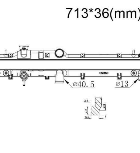 Бачок радиатора Subaru Forester 3 (Sh), Impreza 3, Legacy 4 напорный верхний (2003-2012)