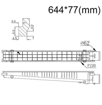 Бачок радиатора DAF CF SERIES, сливной нижний (2001-2013)
