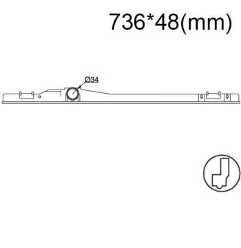 Бачок радиатора Toyota Chaser (X100), Chaser (X90), Cresta (X100), Cresta (X90), Mark 2 (X100), Mark 2 (X90) напорный верхний (1992-2001)