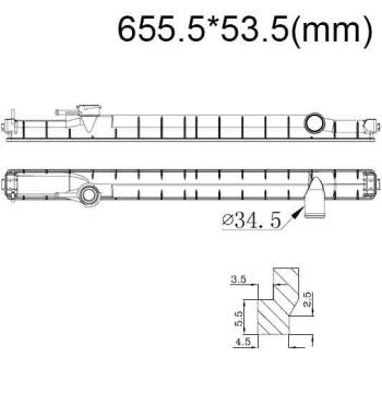 Бачок радиатора Toyota Tacoma 1 напорный верхний (1995-2004)