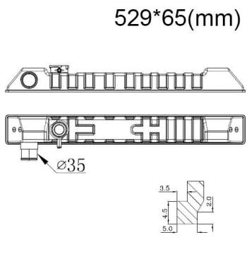 Бачок радиатора Toyota 4 Runner 2, HI-LUX 5 напорный верхний (1988-1998)