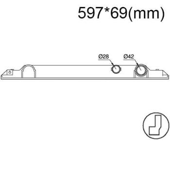 Бачок радиатора Toyota Coaster, Coaster BUS напорный верхний (1993-2016)