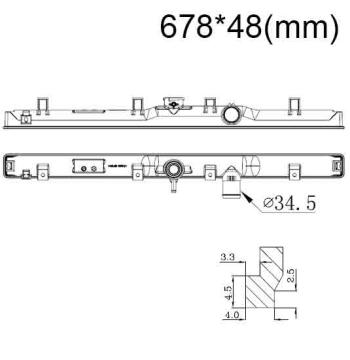 Бачок радиатора Toyota 4 Runner 5, Land Cruiser Prado (J150) напорный верхний (2009-2023)