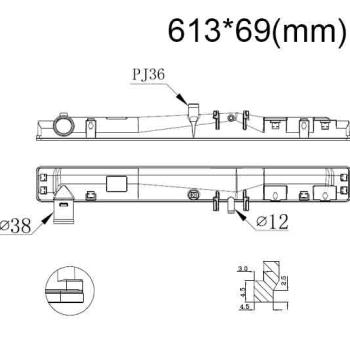 Бачок радиатора Toyota Land Cruiser (200) напорный верхний (2007-2021)