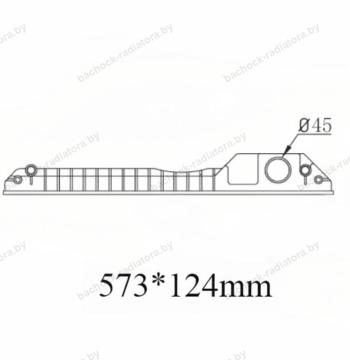 Бачок радиатора Caterpillar, Case, JCB, Komatsu