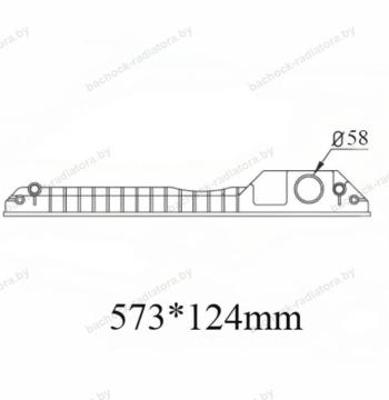 Бачок радиатора Caterpillar, Case, JCB, Komatsu