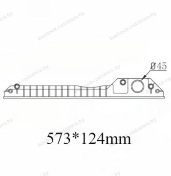 Бачок радиатора Caterpillar, Case, JCB, Komatsu