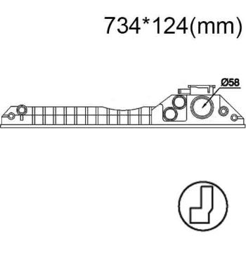Бачок радиатора Caterpillar, Case, JCB, Komatsu