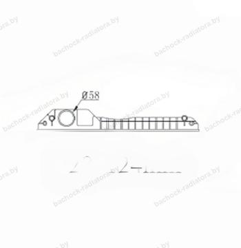 Бачок радиатора JCB 527-58, 531-70, 533-105, 535-125, 535-140, 535-95, 536-60, 540-140, 540-170, 540-200, 541-70, 550-140, 550-80, 560-80