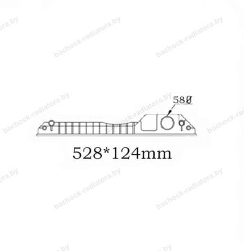 Бачок радиатора JCB 527-58, 531-70, 533-105, 535-125, 535-140, 535-95, 536-60, 540-140, 540-170, 540-200, 541-70, 550-140, 550-80, 560-80