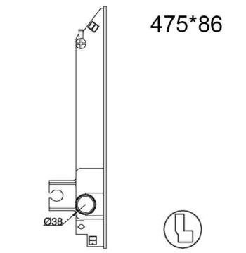 Бачок радиатора погрузчика Hyster, Isuzu, Komatsu, Nissan, TCM, Toyota, Yale