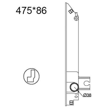 Бачок радиатора погрузчика Hyster, Isuzu, Komatsu, Nissan, TCM, Toyota, Yale