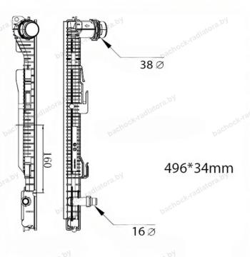 Бачок радиатора BMW 1-Series F20, F21, BMW 2-Series F22, F23, F87, BMW 3-Series F30, F31, F35, F80, BMW 3-Series F34, BMW 4-Series F32, F33, F82, F83, BMW 4-Series F36 (2011-2020)