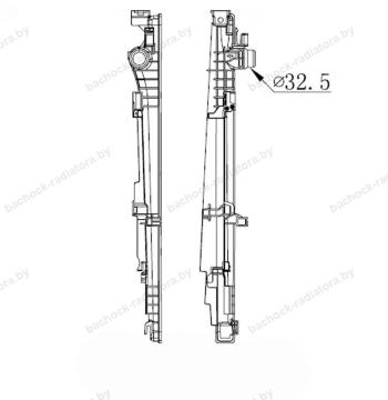 Бачок радиатора Bmw X3 G45/G48 (2024-2026)