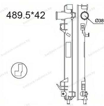 Бачок радиатора Chrysler 300 1, Chrysler 300 2 (2004-2023)
