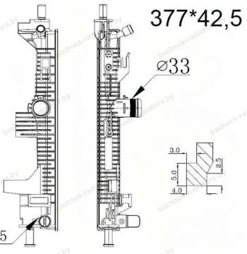 Бачок радиатора Ford C-MAX 2, Ford FOCUS 3, Ford GRAND C-MAX, Ford TOURNEO CONNECT 2, Ford TRANSIT CONNECT 2 (2010-2022)