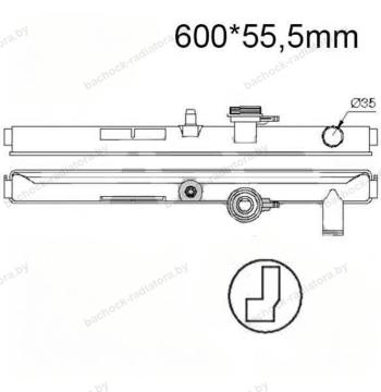 Бачок радиатора Hummer H3 (2005-2010)
