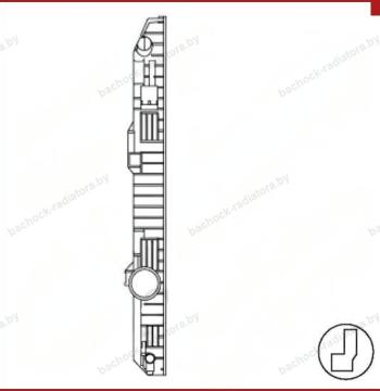 Бачок радиатора Mercedes T2 Vario W670