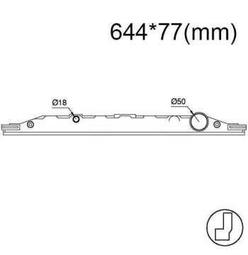 Бачок радиатора MAN L2000, M2000, M90 напорный верхний (1988-2005)
