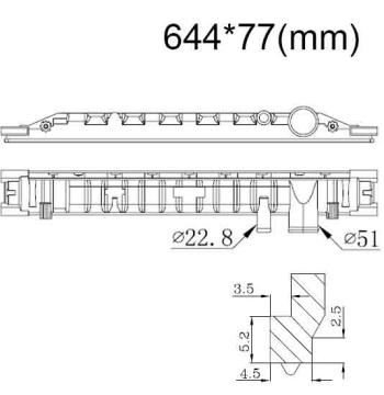 Бачок радиатора MAN L2000, M2000, M90 напорный верхний 2 (1988-2005)