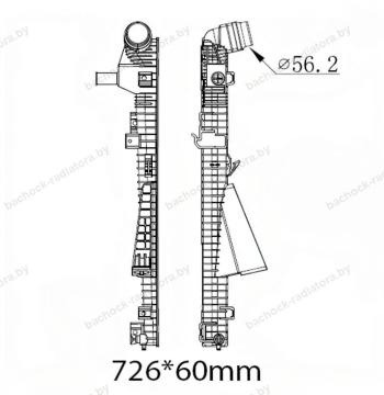 Бачок радиатора Ford F-Series-250/350/450/550 напорный левый (2008-2019)