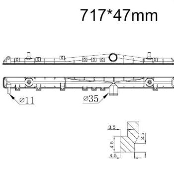 Бачок радиатора Chevrolet Lacetti, Tacuma напорный верхний (2000-2024)