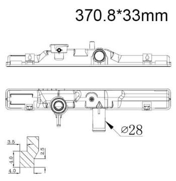 Бачок радиатора Honda Civic 5, Civic 6, CRX 3, HR-V 1 напорный верхний (1991-2006)