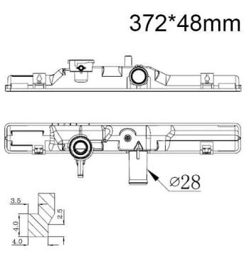 Бачок радиатора Honda Civic 5, Civic 6, CRX 3, HR-V 1 напорный верхний (1991-2006)