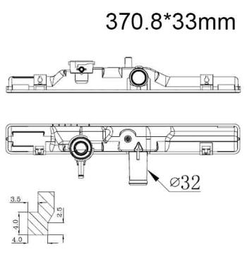 Бачок радиатора Honda Civic 5, Civic 6, CRX 3 напорный верхний (1991-2000)
