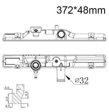 Бачок радиатора Honda Civic 5, Civic 6, CRX 3 напорный верхний (1991-2000)