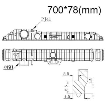 Бачок радиатора Mercedes Axor, Axor 2 напорный верхний (2001-2012)