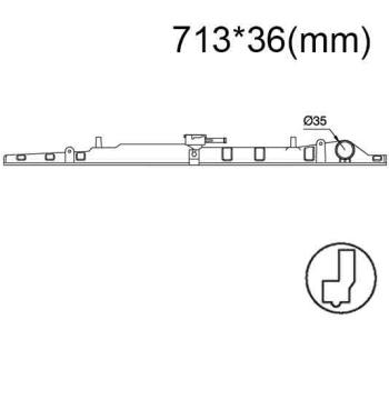 Бачок радиатора Nissan Bluebird 8, Cedric 7, Cefiro 1, Crew, Laurel 6, Prairie, Stanza 4 напорный верхний (1984-2009)