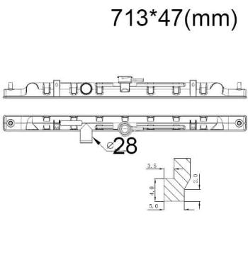 Бачок радиатора Nissan Almera 2 (N16), Sentra 5, Sunny 9, Wingroad 3 напорный верхний (1999-2011)